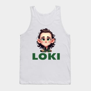 Cute Loki Fanart Tank Top